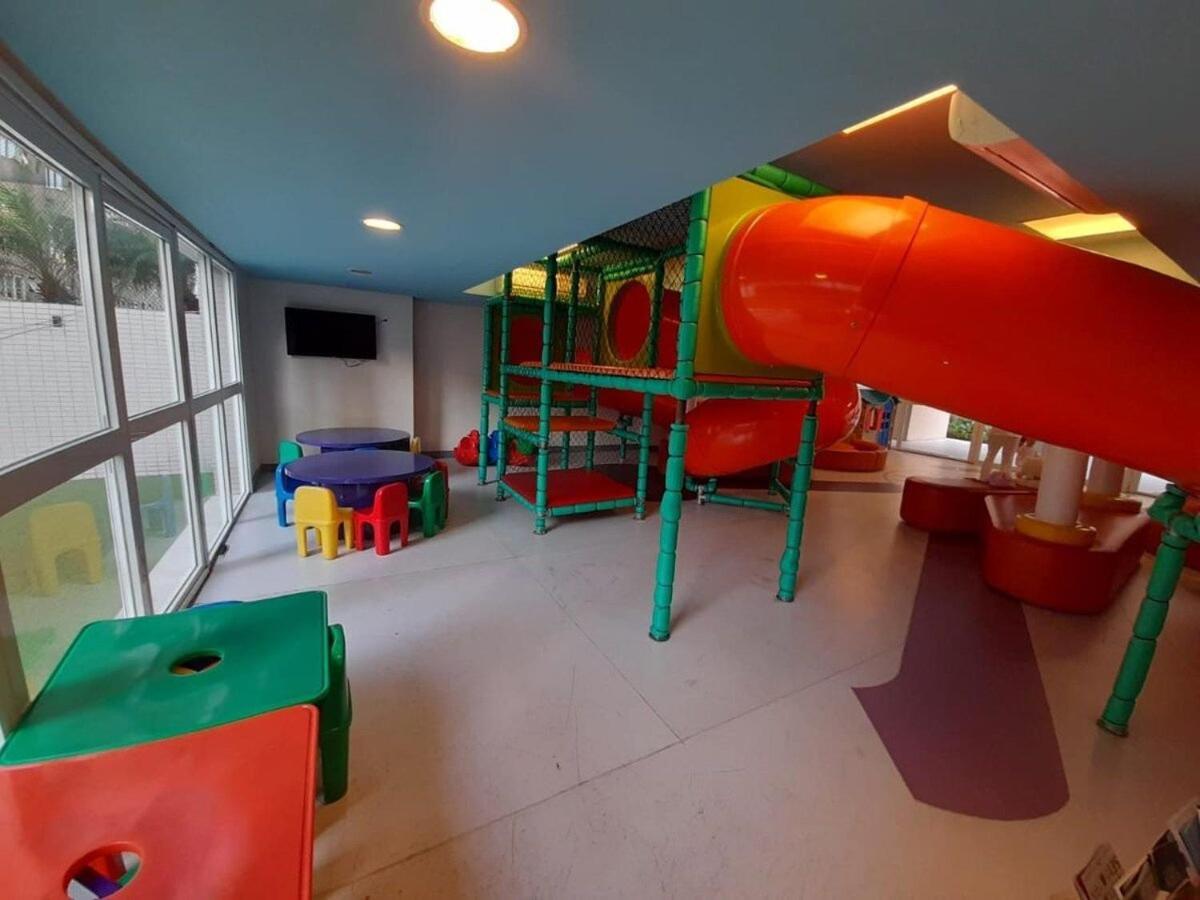 Lazer Completo Com Piscina E Sauna No Gonzaga Santos  Extérieur photo