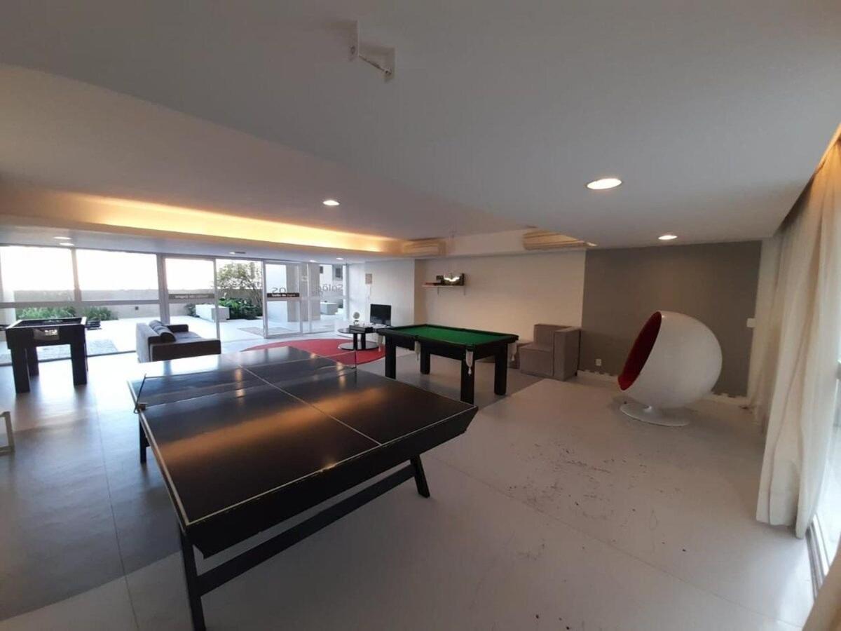 Lazer Completo Com Piscina E Sauna No Gonzaga Santos  Extérieur photo