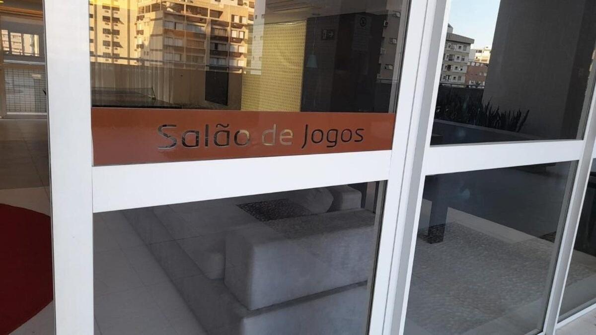 Lazer Completo Com Piscina E Sauna No Gonzaga Santos  Extérieur photo