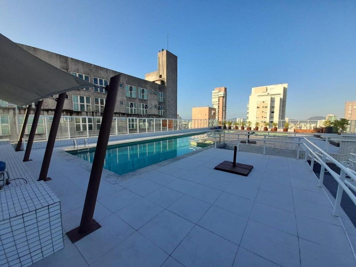 Lazer Completo Com Piscina E Sauna No Gonzaga Santos  Extérieur photo