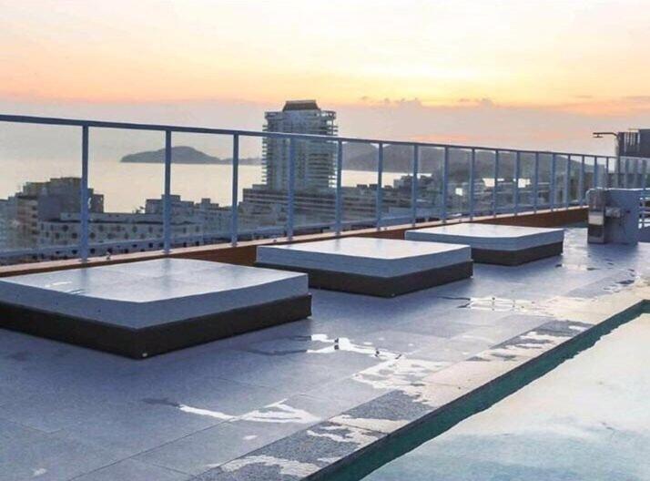Lazer Completo Com Piscina E Sauna No Gonzaga Santos  Extérieur photo
